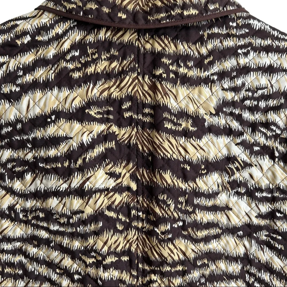 Don Caster Reversible Silk Animal Print Quilted Jacket (14)